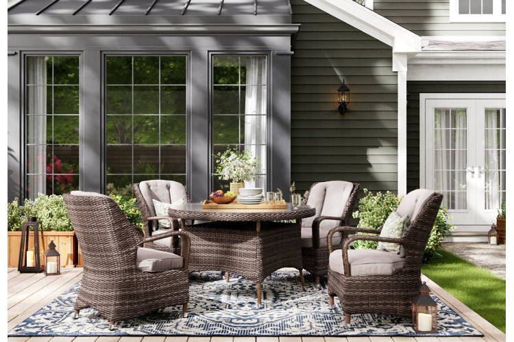 Outdoor dining best sale patio set